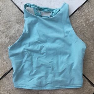 Alo Yoga Movement Bra in Blue Quartz size small.